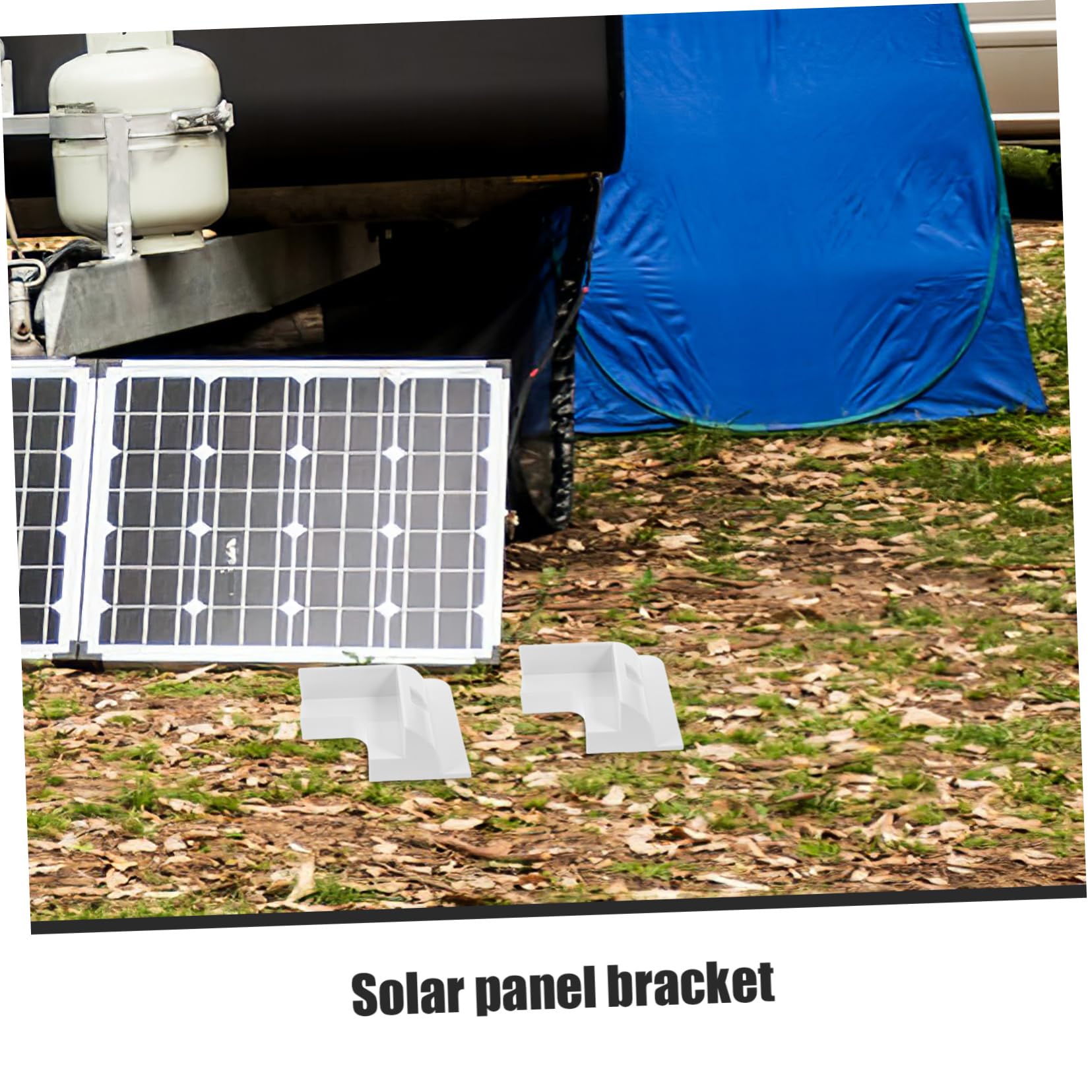 ULTECHNOVO 1juego Soporte Para Panel Solar De Montaje Sin Perforación Para Rv y Techos Estructura Resistente y Protección Adicional Para Placas Solares