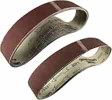 Sourcing Map Lot De 12 Bandes Abrasives En Oxyde D'aluminium