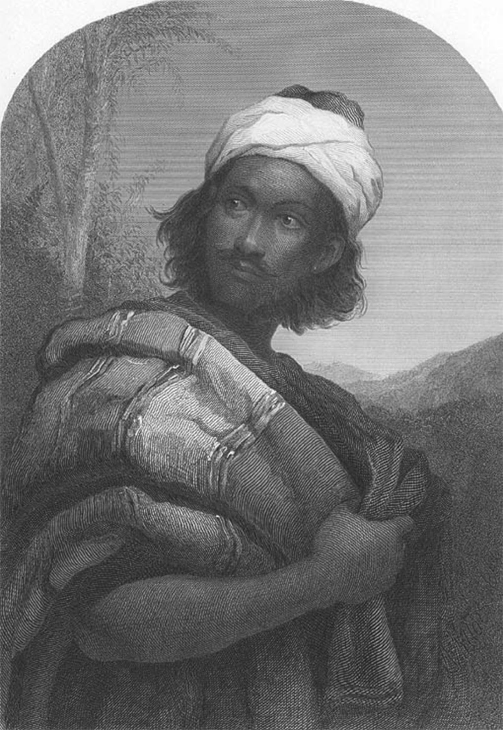 SERENDIPITP Vintage Wall Art Canvas Nordic Poster Canvas Print Picture Moorish Chief by John Everett Millais Wall Art Poster for Home Decor 60x90cm