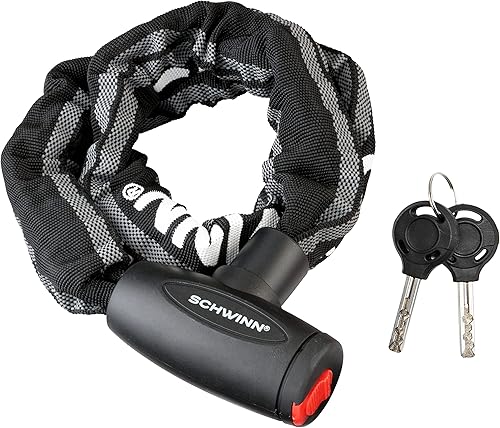 Schwinn - Cerradura antirrobo para bicicleta con varios niveles de seguridad, llave y combinación de bloqueo