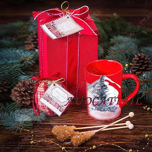 Miniatura 5 de Vasos de vidrio de 16 onzas con protección UV DTF para Navidad, transferencia para manualidades, calcomanías impermeables de vidrio Libby (6 hojas)