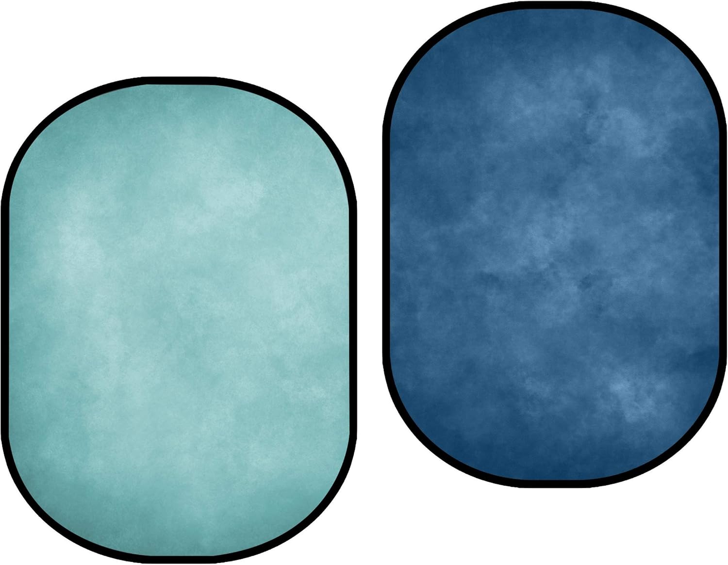 Photo 1 of Kate Collapsible Backdrop Pop Up Photo Backdrops Blue Folded Background for Headshot, for Portrait Photography, for Video, 5x6.5ft