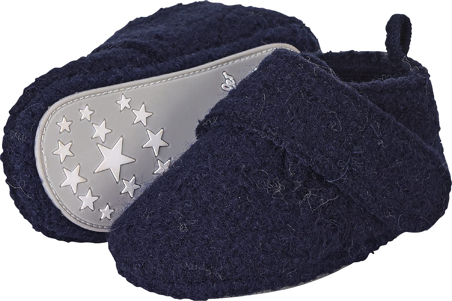 Sterntaler Unisex baby crawling shoes, Navy blue, 23/24 EU