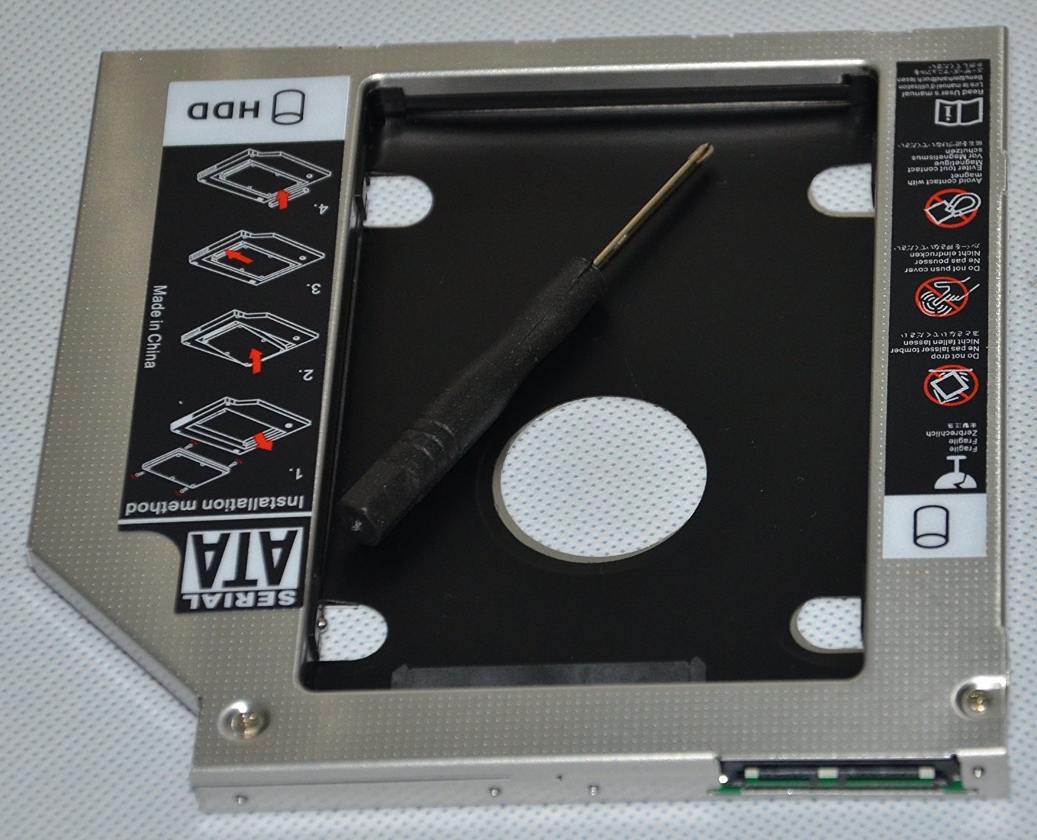 Deyoung 2nd Hard Drive HD SSD Caddy Adapter for Lenovo Flex2 15" + IdeaPad G70 G70-70 G70-80