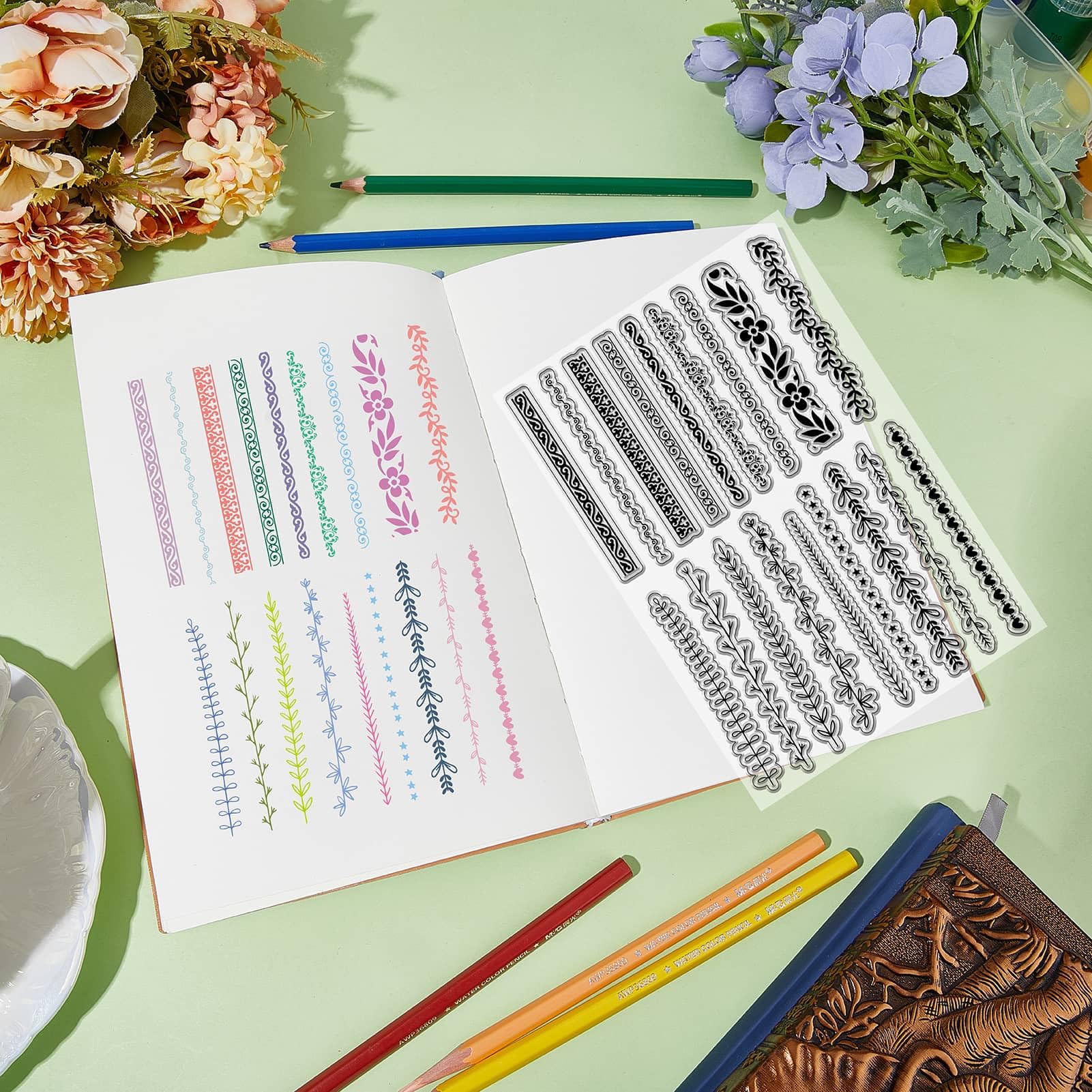 craspire Tampons en Caoutchouc Transparent Feuille Plantes Fougères Feuille de Tortue Sceaux de Tampon en Silicone Transparent Rétro Réutilisables pour la Création de Cartes de Journal Scrapbooking craspire Tampons en Caoutchouc Transparent Feuille Plantes Fougères Feuille de Tortue Sceaux de Tampon en Silicone Transparent Rétro Réutilisables pour la Création de Cartes de Journal Scrapbooking