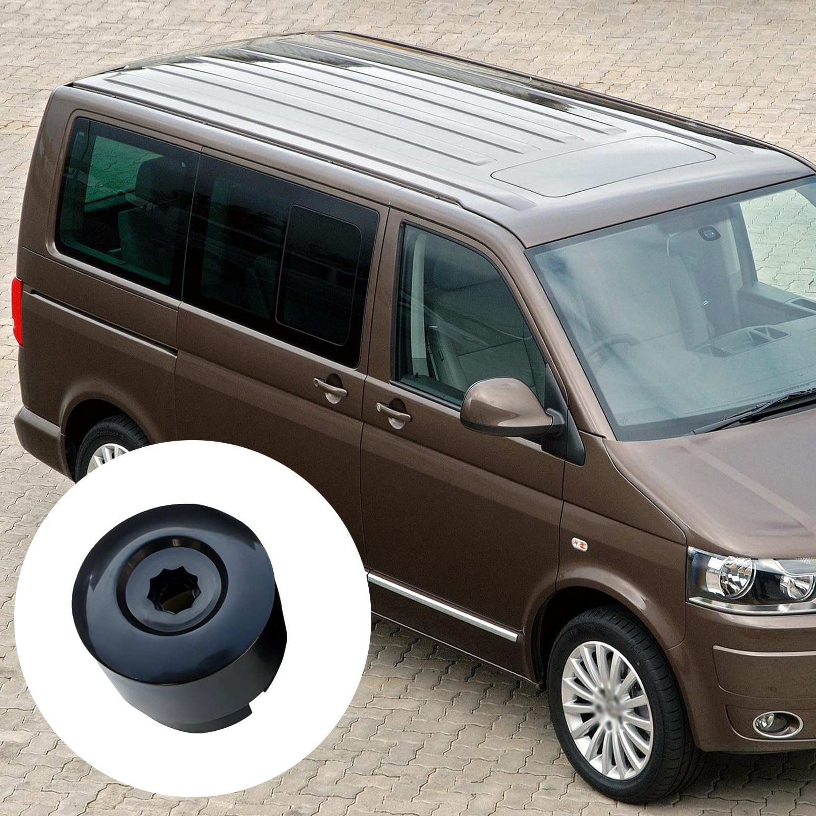 Tappi per bulloni da 19 mm, 20 pezzi, coprimozzo per VW T5 T6 2003-2020, nero