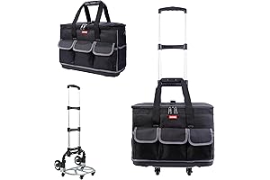 Removable Rolling Tool Bag for Electrician HVAC