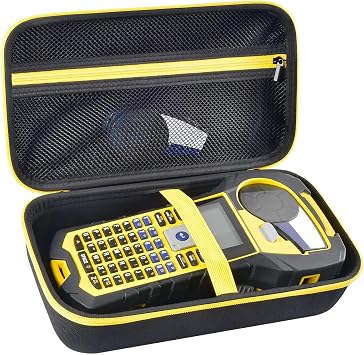 Case Compatible with Brady M210/ BMP21-PLUS/ M210 LAB Handheld Label Printer. Sticker Maker Portable Storage Holder Bag with Pocket for Brady Authentic Labels, USB Cable and Accessories Box Only