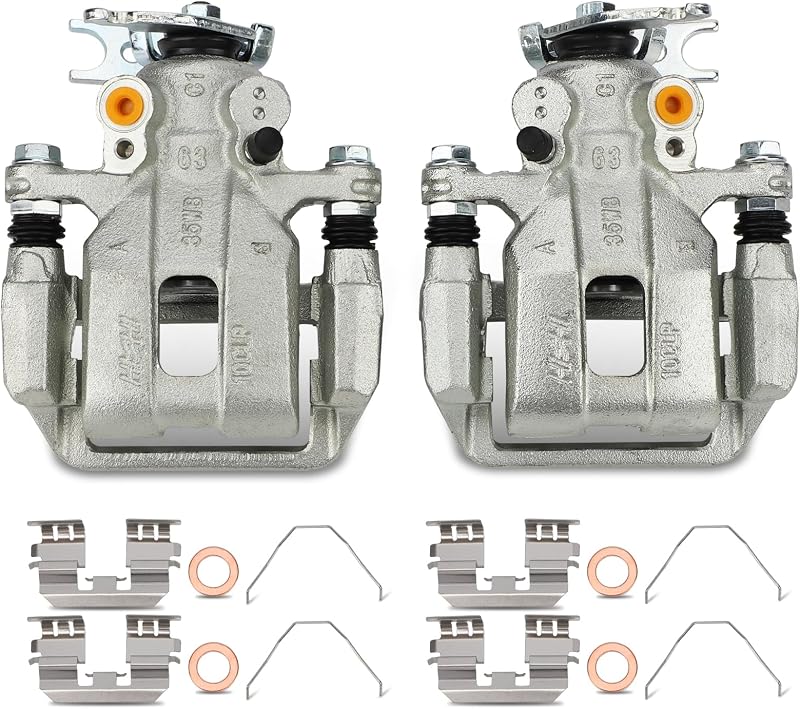 Par de pinças de freio traseiras Fit4drive 19-B3358 19-B3359 para Honda Accord e Acura TSX – 2 unidades