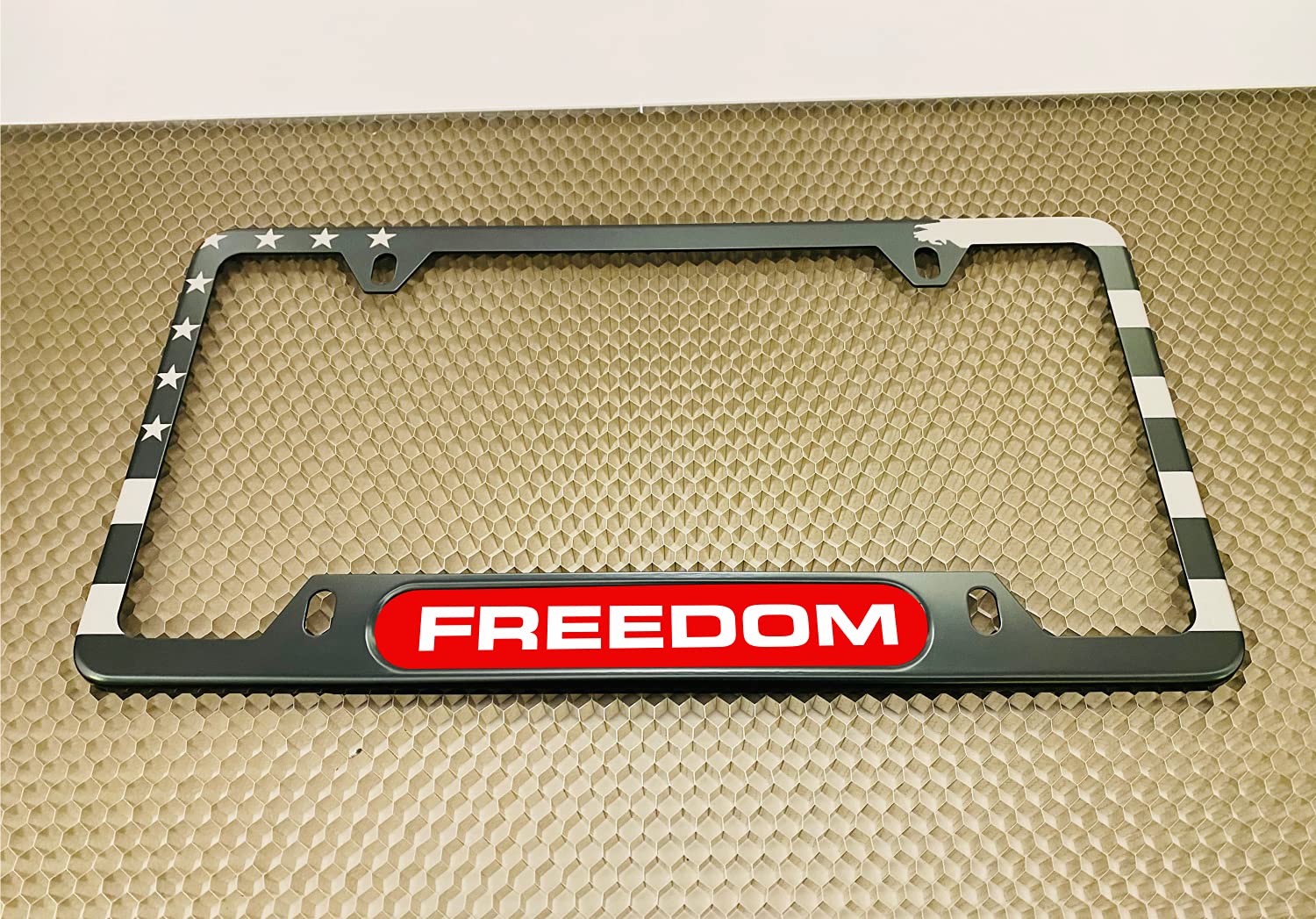 USA Patriotic | American Flag Custom Personalized Anodized Aluminum Thin Top | - Picture 25 of 133