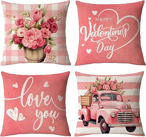 Juego de 4 fundas de almohada para el día de San Patricio de 18 x 18 pulgadas fundas de almohada para el día de San Patricio trébol verde fundas de