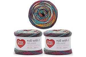 3-Pack of Roll With It Melange Yarn: A Craft Smart Essential