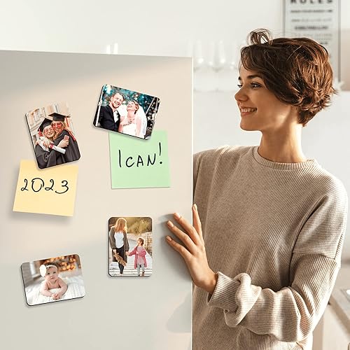 Miniatura 6 de 20 imanes de sublimación en blanco, 3 x 4 pulgadas, imán personalizado para nevera, sublimación, impresión de refrigerador, a granel para cocina,