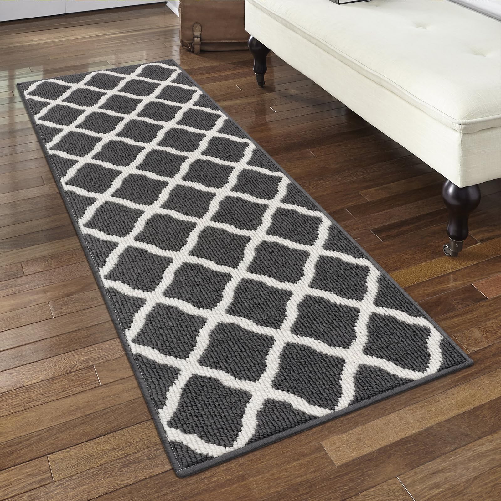 SHACOS Kitchen Runner Rug 2x6 ft Washable Rug Runner Non Slip Rubber Backing Hallway Runner Rug Indoor Entryway Runner Laundry Room Floor Mat Carpet
