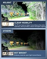 Vista 3 de Nilight Conjunto de faros delanteros compatible con 1988 1989 1990 1991 1992 1993 1994 1995 1996 1997 1998 C/K GMC Sierra Blazer Yukon 1994-1999