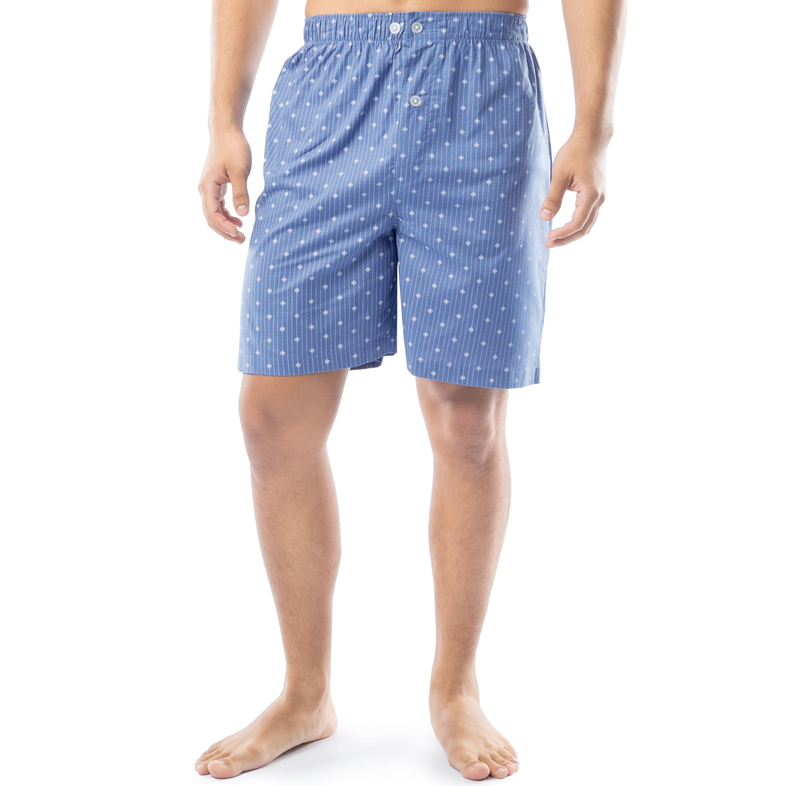 Fruit of the Loom Herren Kurzärmeliges Pyjama-Set aus Breitem Stoff Pyjamaset