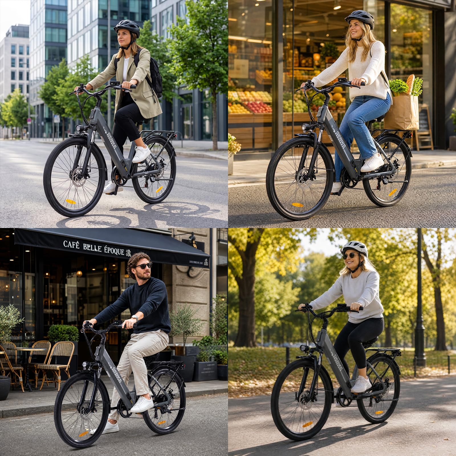 E Bike Damen Herren, 26 Zoll Elektrofahrrad bis zu 90 km Reichweite, 250W Motor 55 Nm, 36V 13Ah Akku, Shimano 7-Gang Schaltung, Scheibenbremsen, für Pendeln, Einkaufen und Freizeit