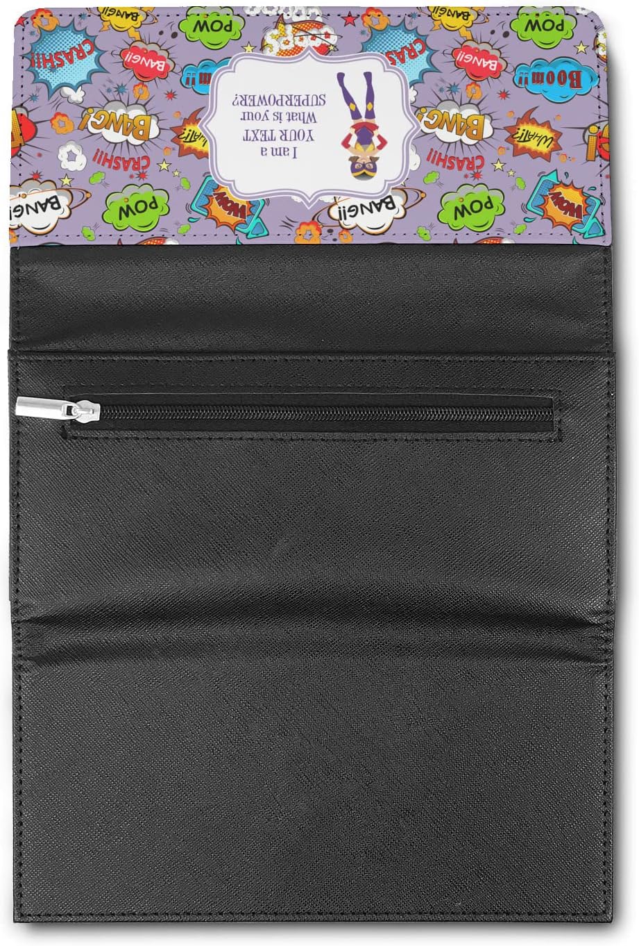 Personalized What is your Superpower Leatherette Ladies Wallet