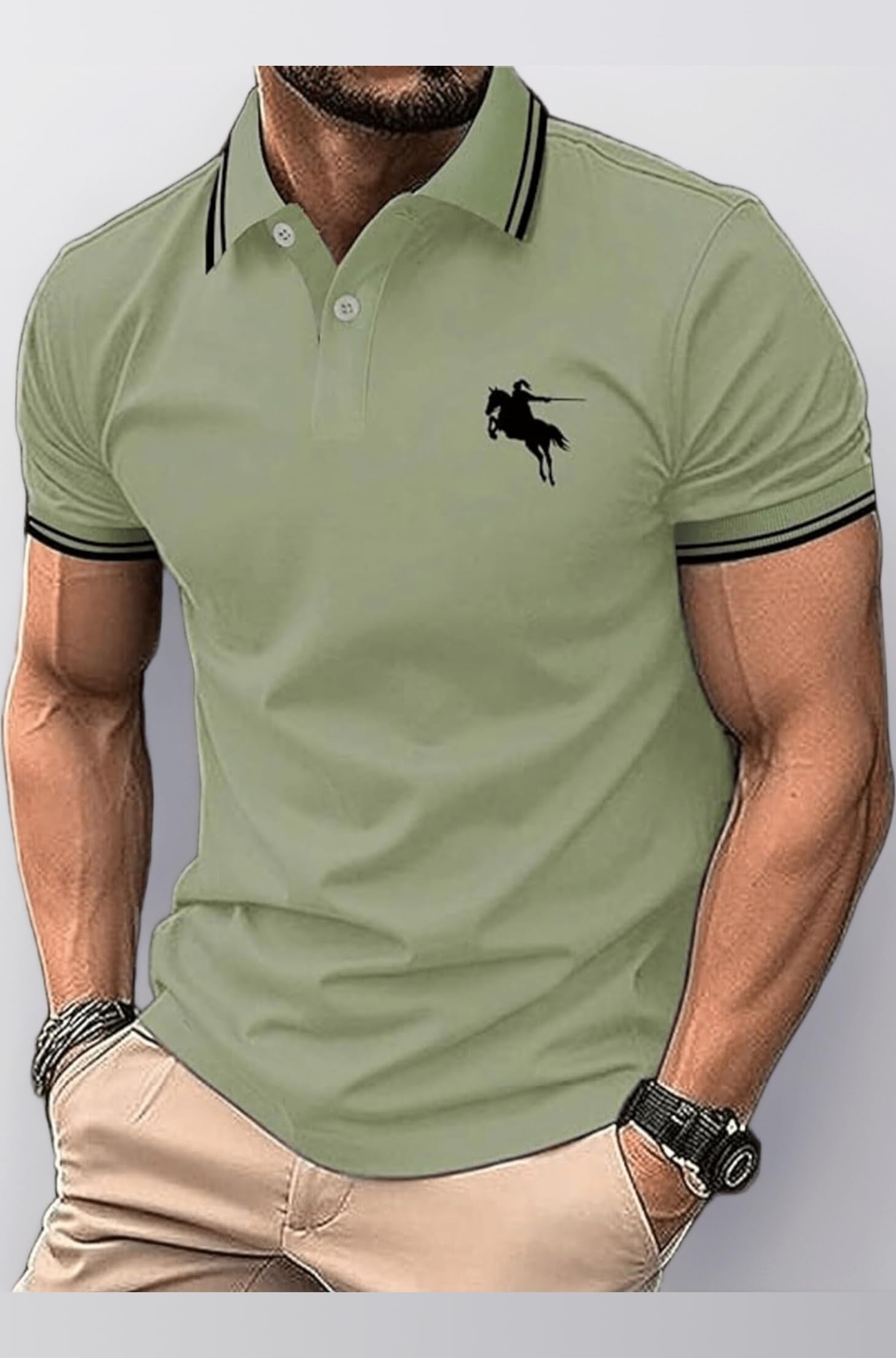 Lymio Polo T Shirt for Men || T Shirt for Man || Collar T Shirt Style Men (Packs Also Available) (Polo-18-21)