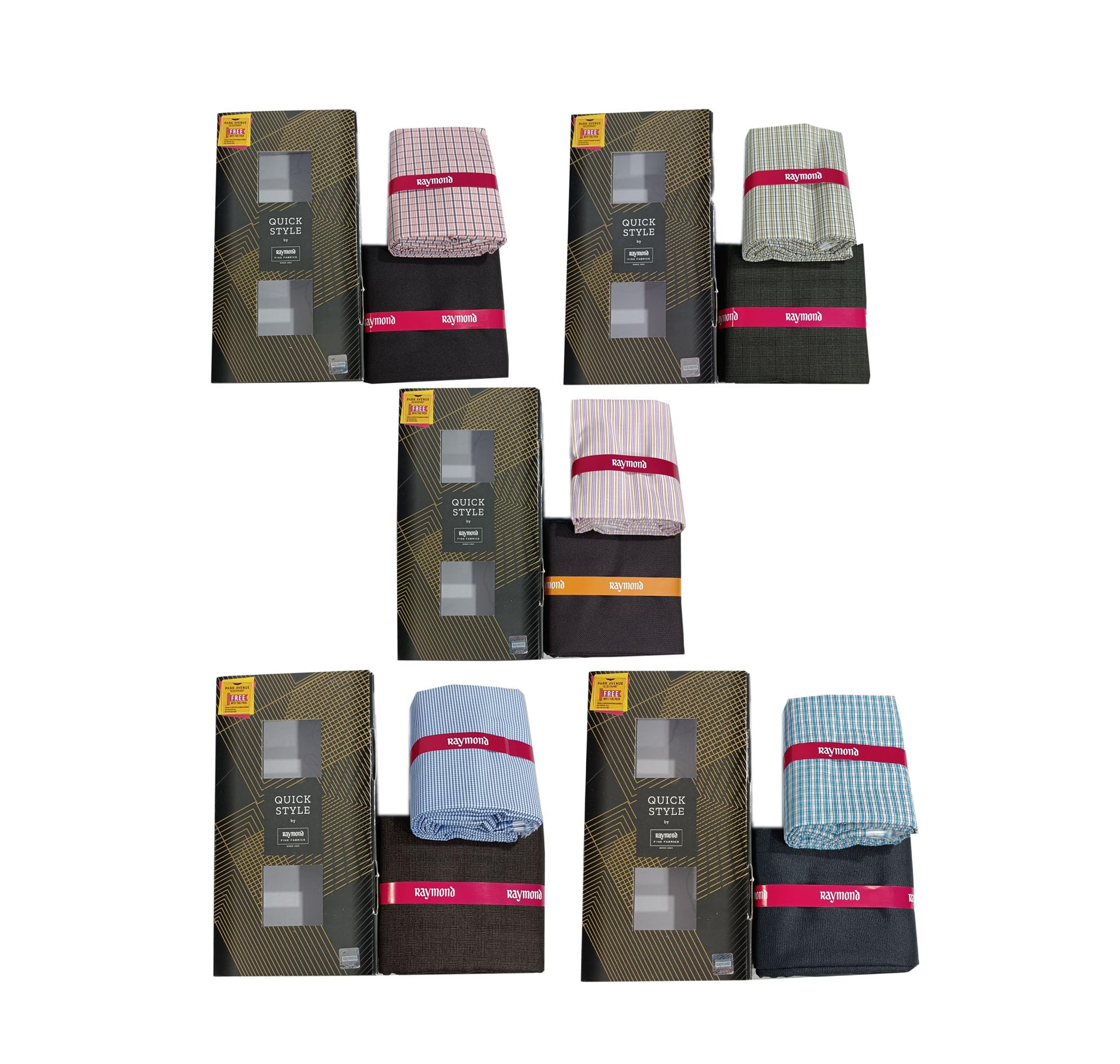 raymond fabrics Shirt & Pant Fabric Combo Pack of 5 | Unstitched Dress Material | Quality Fabric | Ideal for Formal & Casual Wear-picture-11