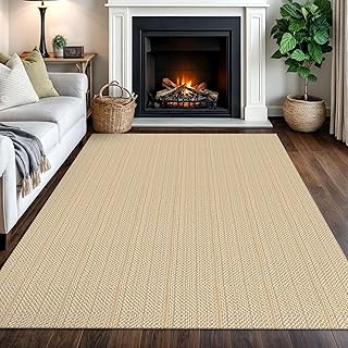 IOHOUZE Washable Area Rug 5x7 Non Slip Rubber Backed Rugs for Living Roo...