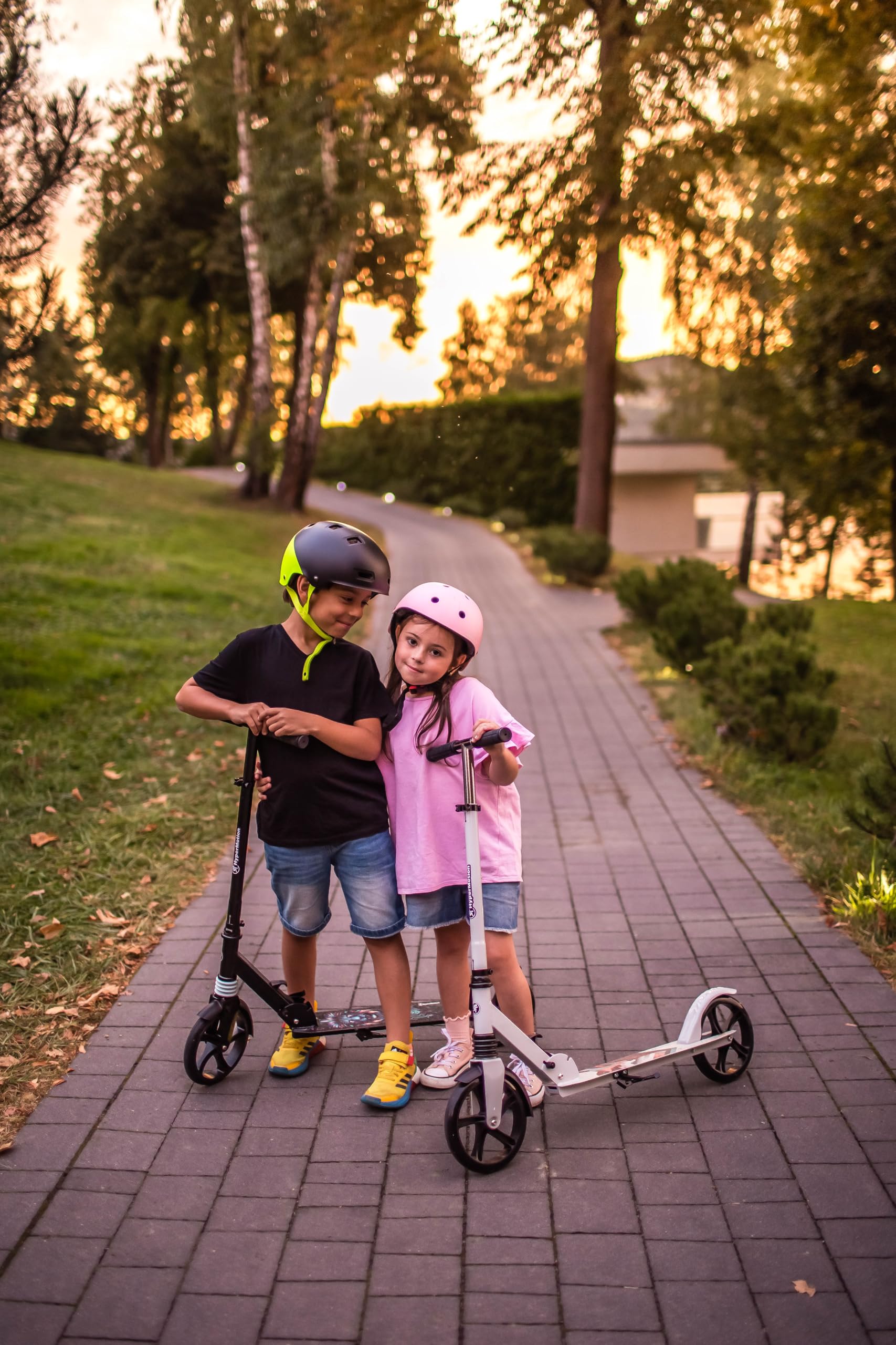 HyperMotion Vibe Monopattino Pieghevole per Bambini 7+ e Adolescenti, Ruote 200 mm
