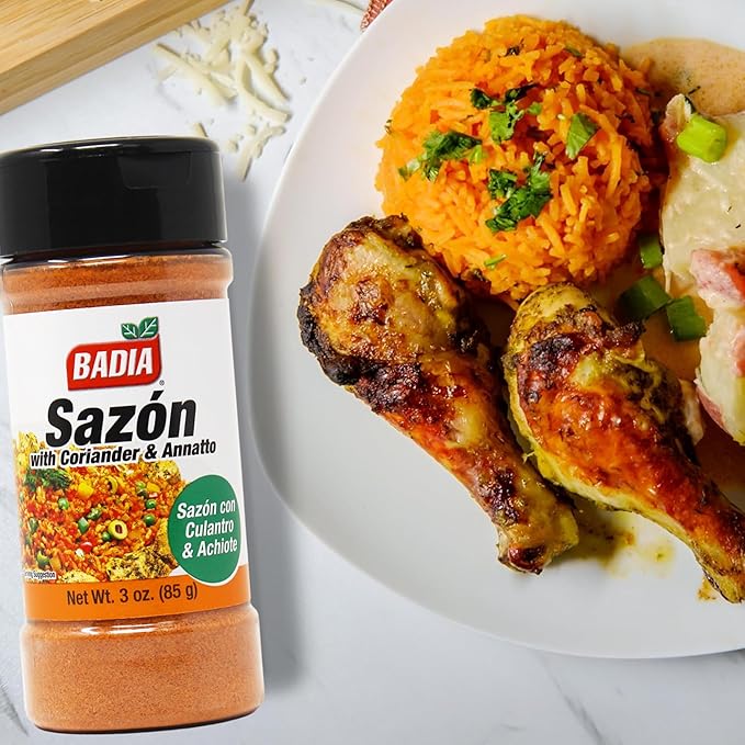 Badia Sazon con Cilantro y Achiote, 3 oz - Mezcla de Especias Sabor Latino miniatura 4