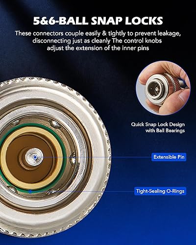 Miniatura 5 de Acopladores colectores para manómetro Orion Motor Tech AC