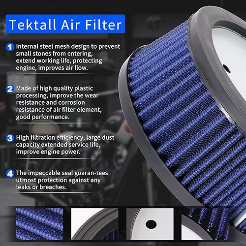 Miniatura 2 de HD-0800 29442-99C Filtro de aire para Harley Davidson Screamin Eagle Road King 110 CI ELectra Glide 2 103 CI Ultra Classic Electra Gli Road Glide