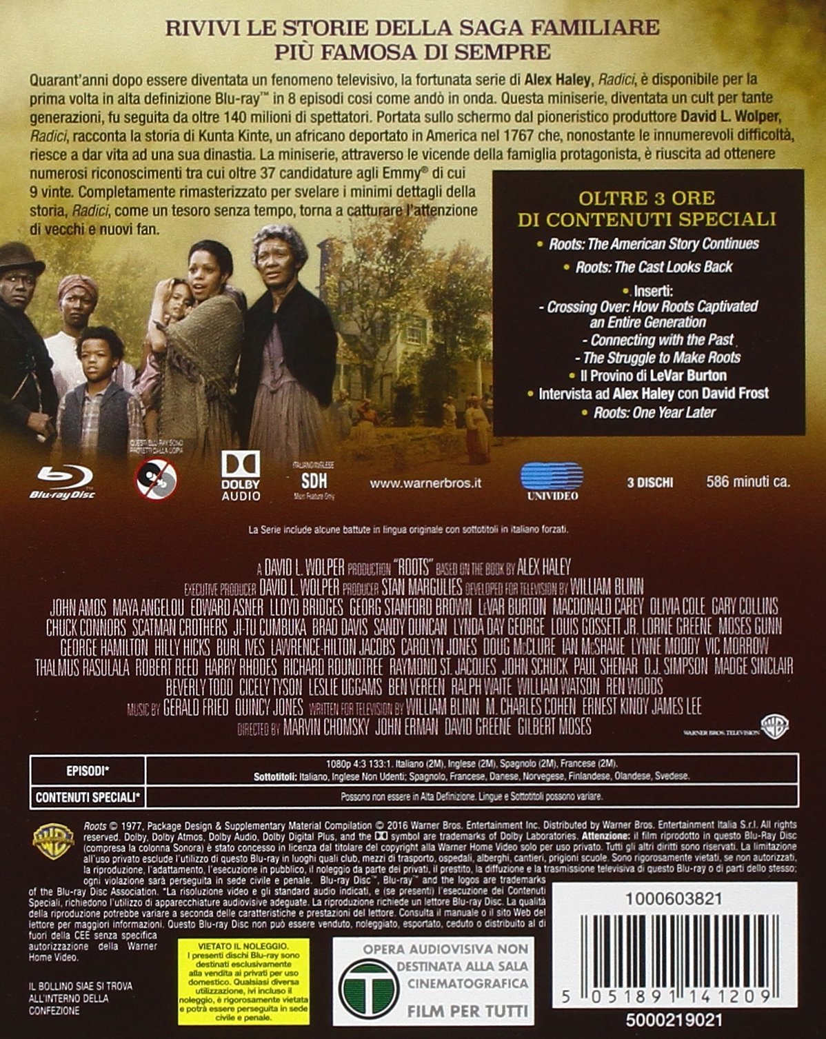 Radici - La Serie Originale Completa (3 Blu-Ray)