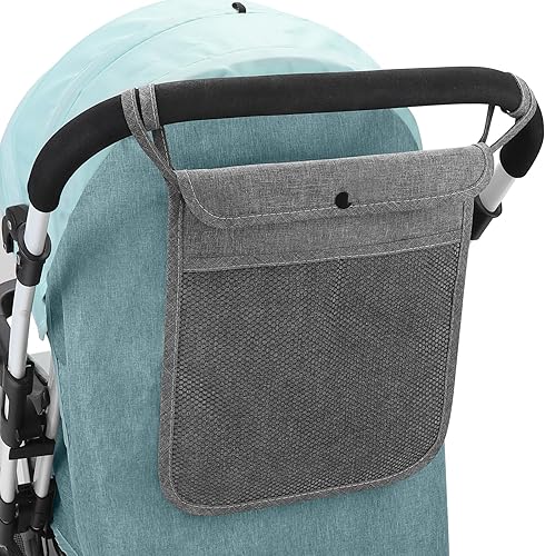 Miniatura 2 de Accmor Organizador universal de cochecito, bolsa de malla para Uppababy, Nuna, Britax, Doona, cochecitos de malla ajustable antideslizante y