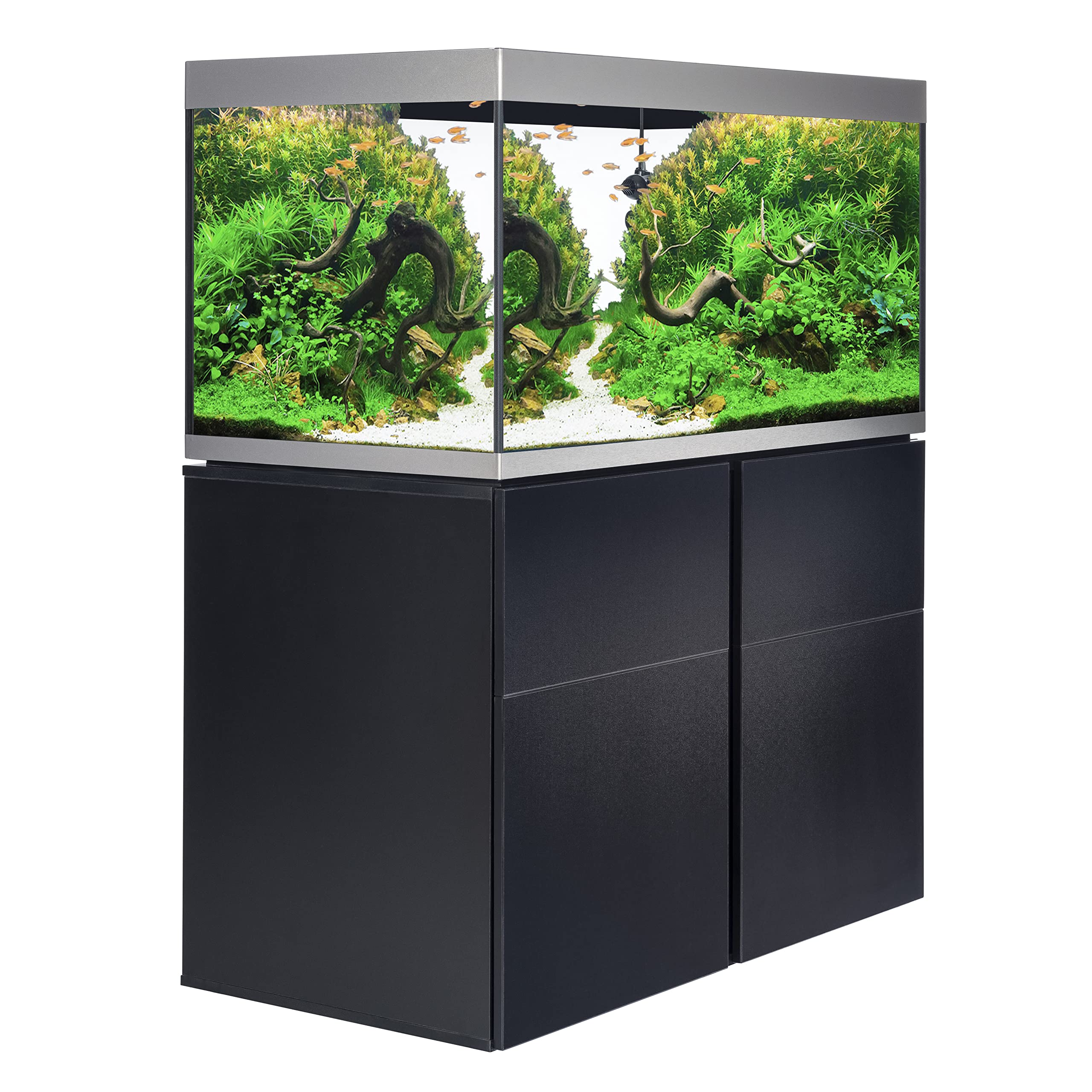 Siena 330 Aquarienkombination bestehend aus Aquarium 332L und Schrank in Schwarz