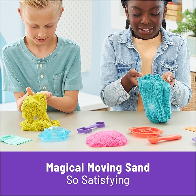 Kit Arena Sensorial Kinetic Sand con 10 Moldes y Herramienta miniatura 7