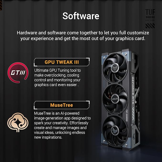 ASUS TUF Gaming GeForce RTX 5080 16GB GDDR7 OC Edition miniatura 6