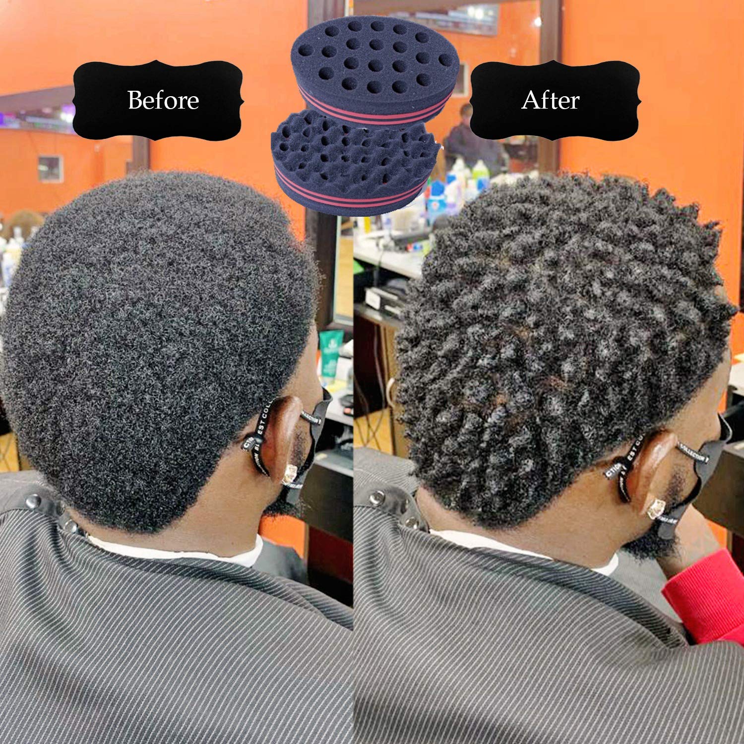 Amazon.com : Tching Soft Brush for Waves, Hair Sponge & Comb for Curls  Women Dreads Locking and Afro curl, Pack of 2 Sponge Brush for Hair (Hair  Sponge) : Beauty & Personal Care