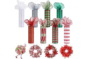 Newwiee Christmas Mesh for Wreaths