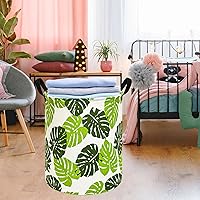 Vista 3 de KUNRO Round Laundry Gift Basket Storage Hamper Clothes Storage Basket Organizer Bin with Handles for Nursery Room
