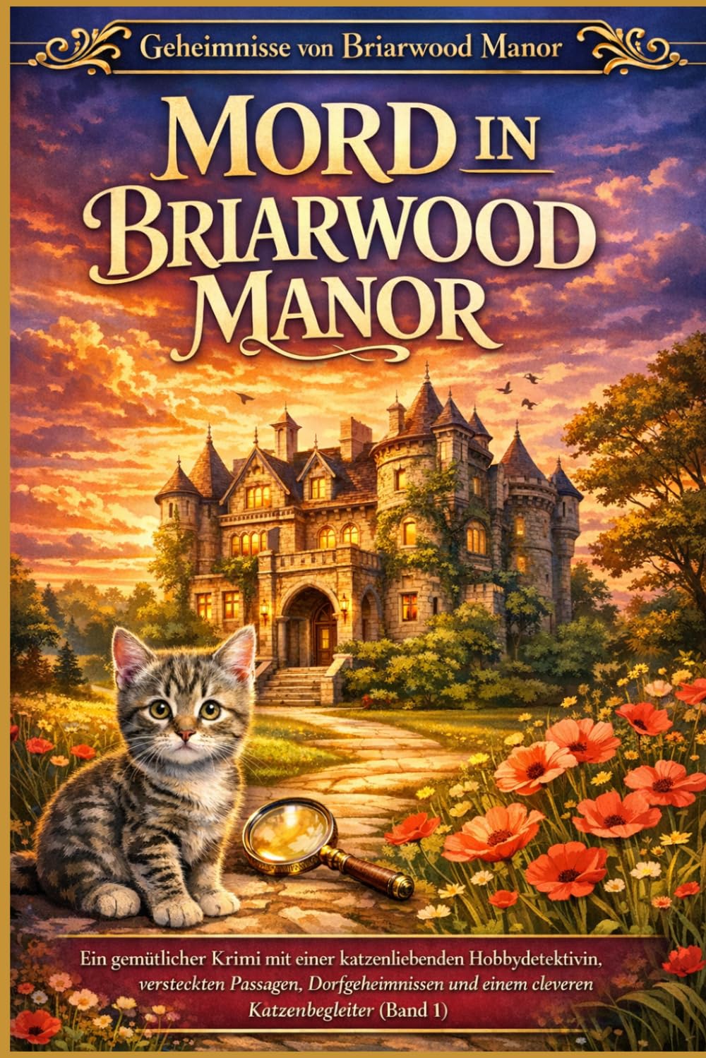 MORD IN BRIARWOOD MANOR: Ein gemütlicher Krimi mit einer katzenliebenden Hobbydetektivin, versteckten Passagen, Dorfgeheimnissen und einem cleveren ... (Band 1) (Geheimnisse von Briarwood Manor)