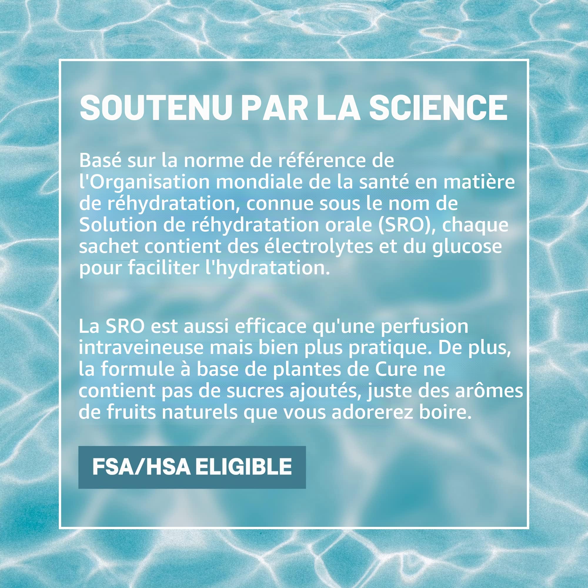Cure – Mélange d'électrolytes hydratants | Poudre d'électrolytes pour soulager la déshydratation | Fabriqué avec de l'eau de coco | Sans sucre ajouté | Végétalien | Convient aux paléos | Pochette de