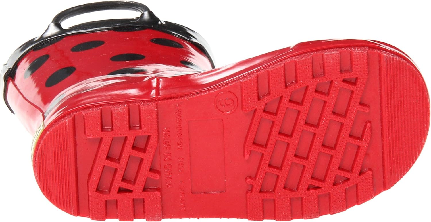  | Western Chief Girls' Waterproof Printed Rain Boot with Easy Pull on Handles | Rain Boots