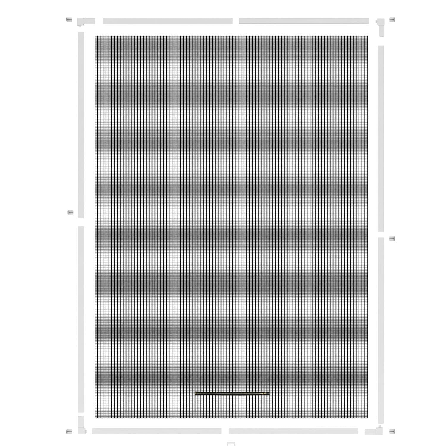 Dachfenster Fliegengitter Teleskop Alu Bausatz - magnetisch bis 110 x 160 cm – ohne Bohren und Sägen