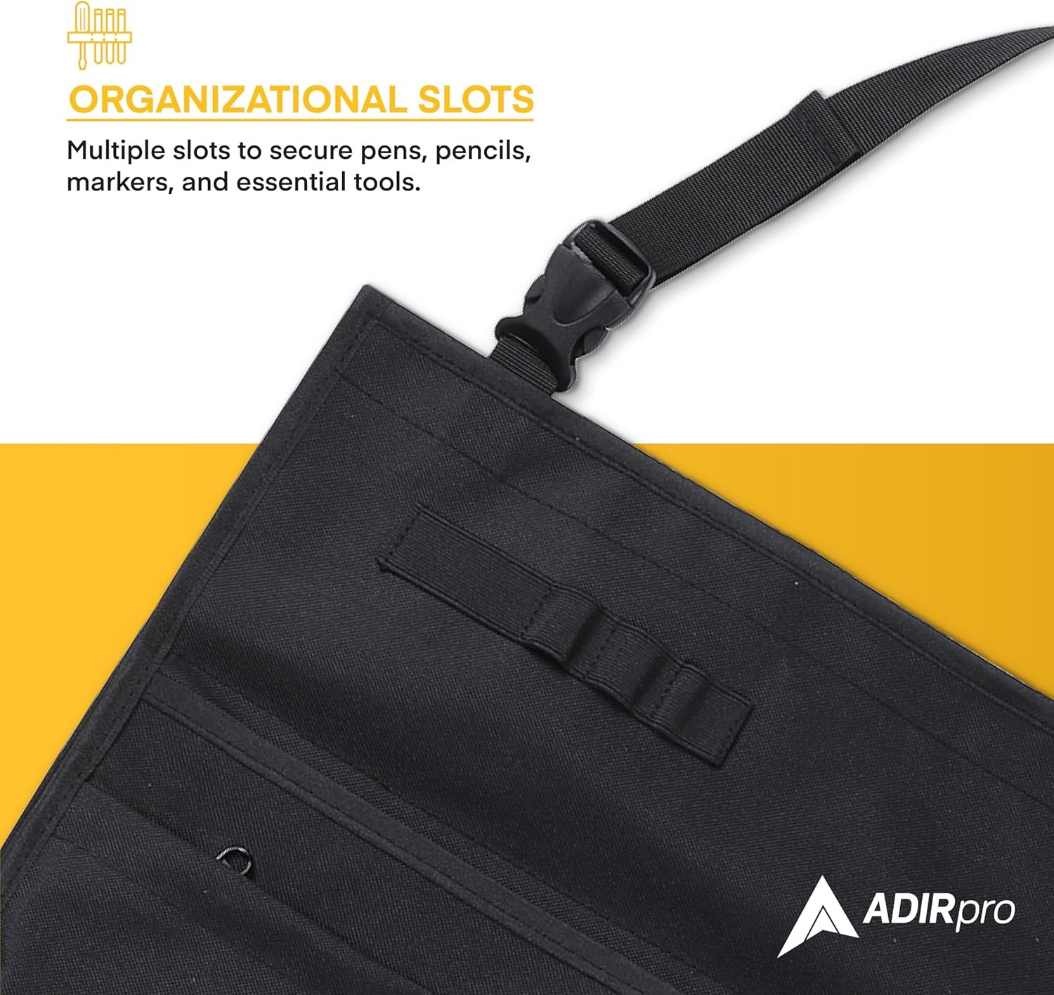 Adir Corp. Blueprints Car Holder - Plans Holder for Trucks and Cars with Multiple Slots and Front Zippered Pocket