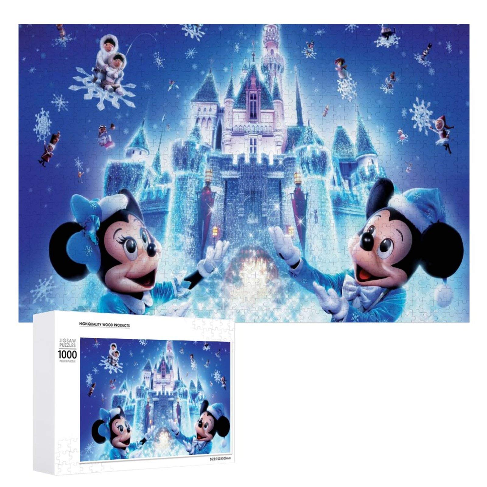 Amazon Co Jp Mickey Mouse ミッキー ジグソーパズル 500 1000ピース Diy 絵画 学生 子供 大人 Jigsaw Puzzle 木製パズル 溢れる想い おもちゃ 幼児 アニメ キッズ 漫画 壁飾り 入園祝い 新年 ギフト 誕生日 面白い プレゼント 贈り物 おもちゃ