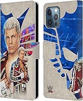 Vista 79 de Head Case Designs Officially Licensed WWE American Nightmare Flag Cody Rhodes Leather Wallet Case Compatible with Apple iPhone 7 Plus/iPhone 8 Plus