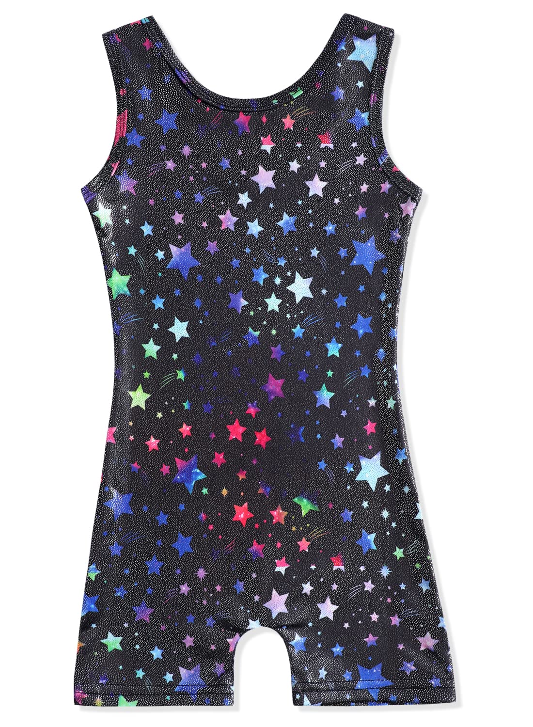 HOZIY Gymnastics Leotards for Girls with Shorts Toddlers Biketards Rainbow Unicorn Dinosaur Mermaid Leopard Flower Galaxy