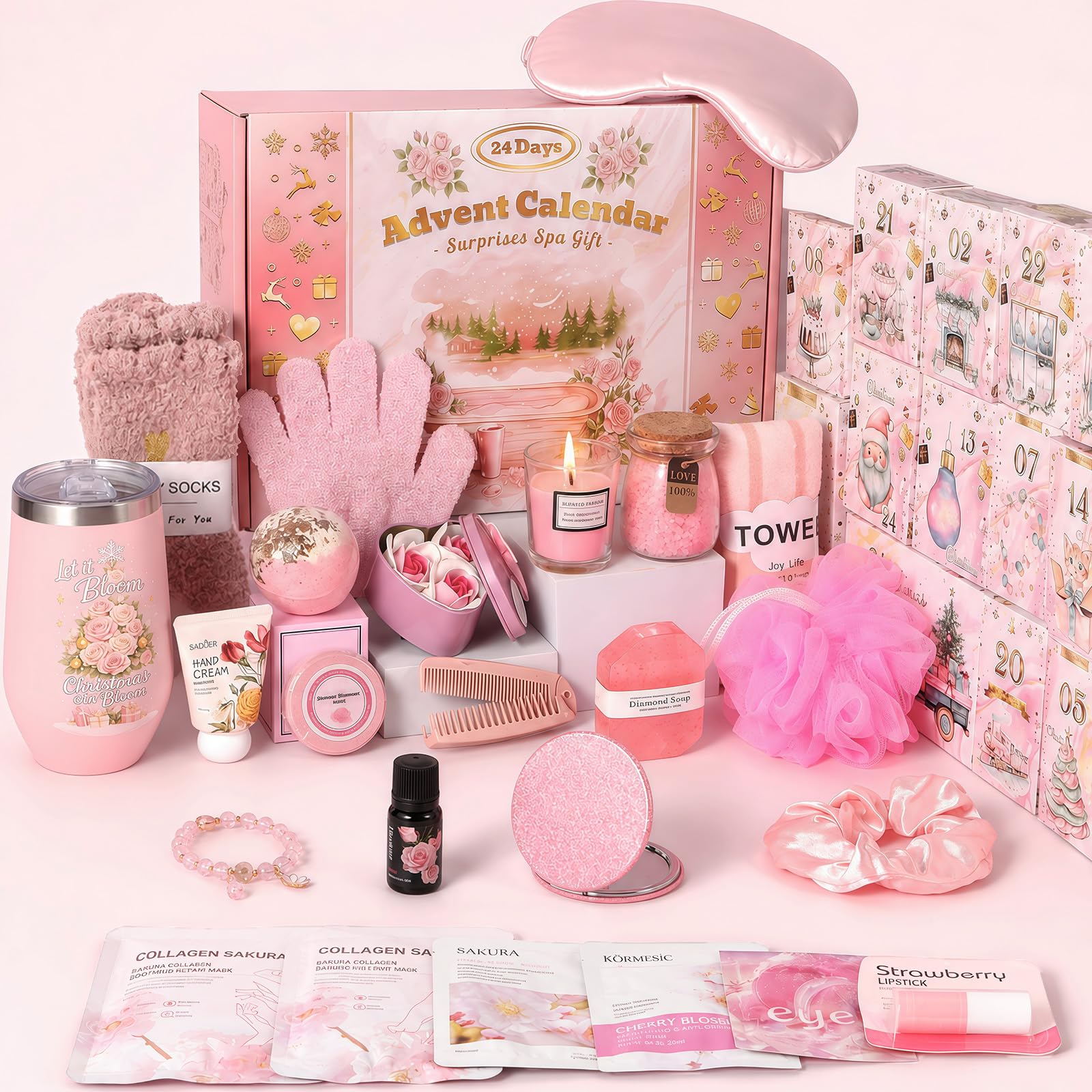 Exun Advent Calendar 2026 Adult Women &amp; Teens - 24 Days Christmas Countdown