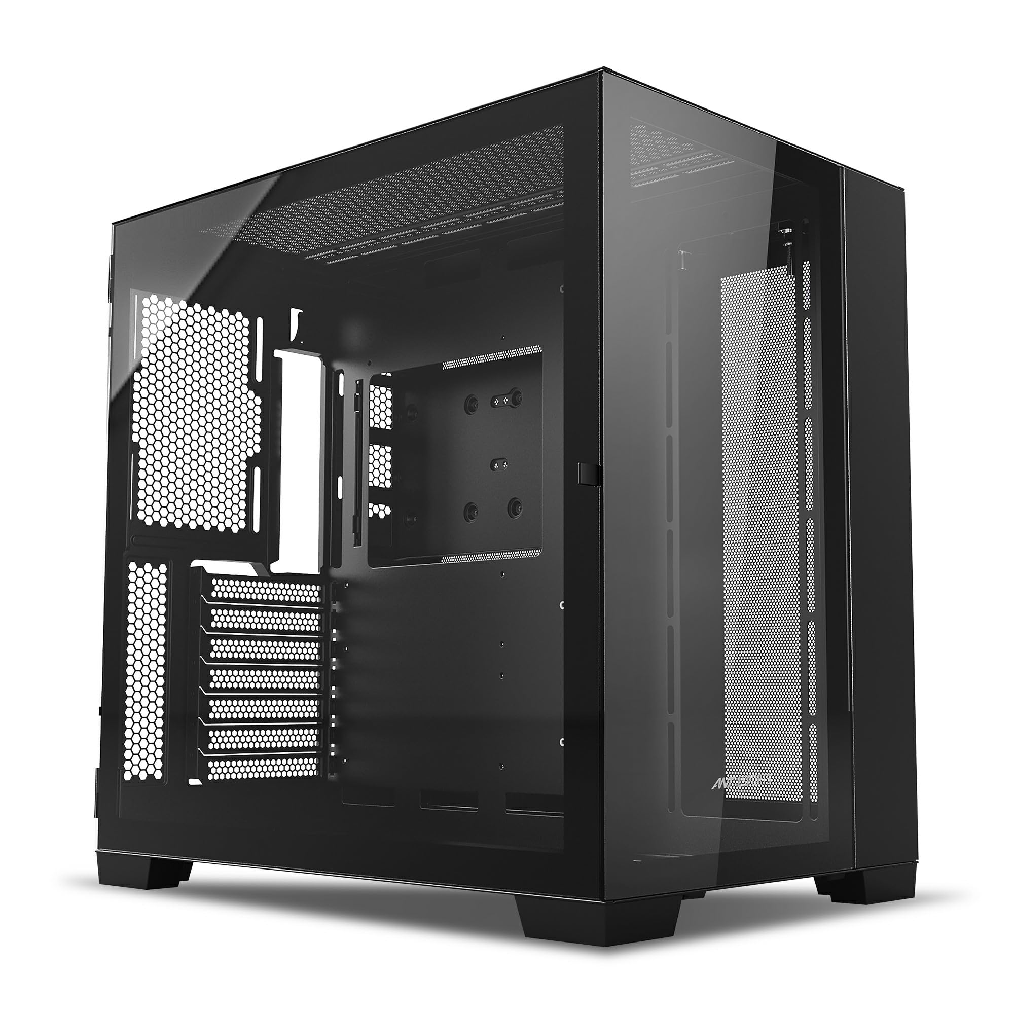 Ant Esports Crystal Z2 Black Mid-Tower Case - RGB Fans -20