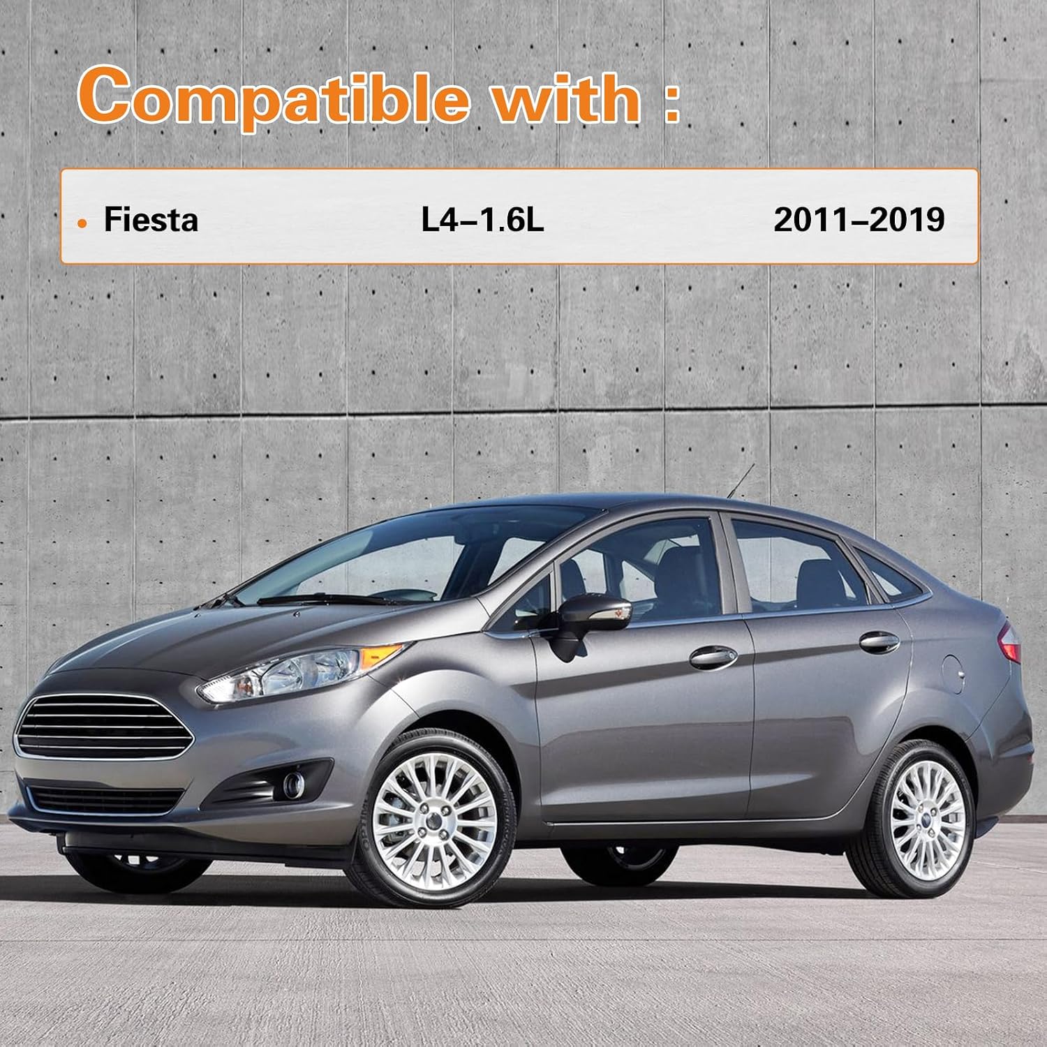 2Pcs Upstream and Downstream Oxygen O2 Sensor for Fiesta L4-1.6L 2011-2019.OE#234-4493, 234-4555