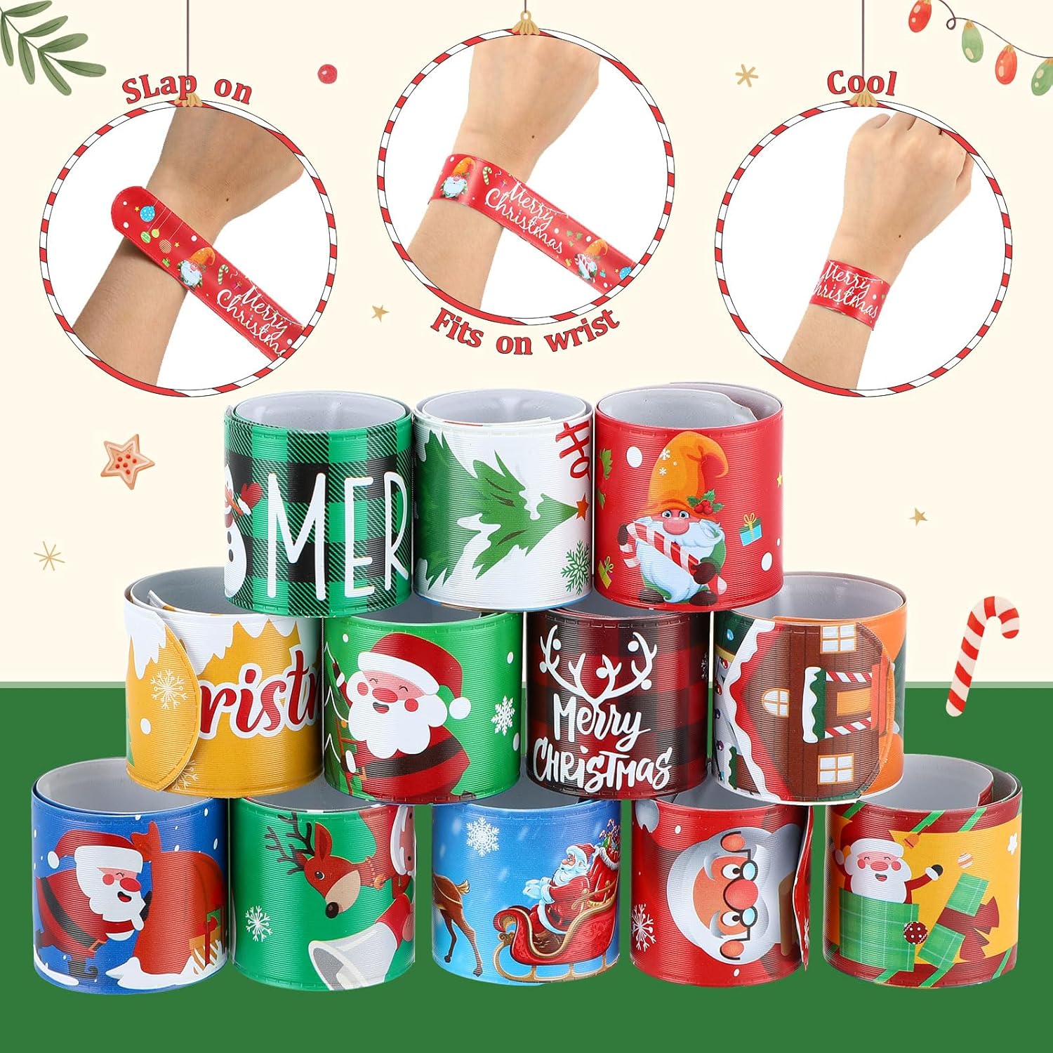 Cholemy 746 Pcs Christmas Classroom Gifts for Students from Teachers Bulk Xmas School Stationery Party Favors Class Stocking Stuffers Pencil Eraser Ruler Stamp Notepad Sticker Bracelet Goodie Bag