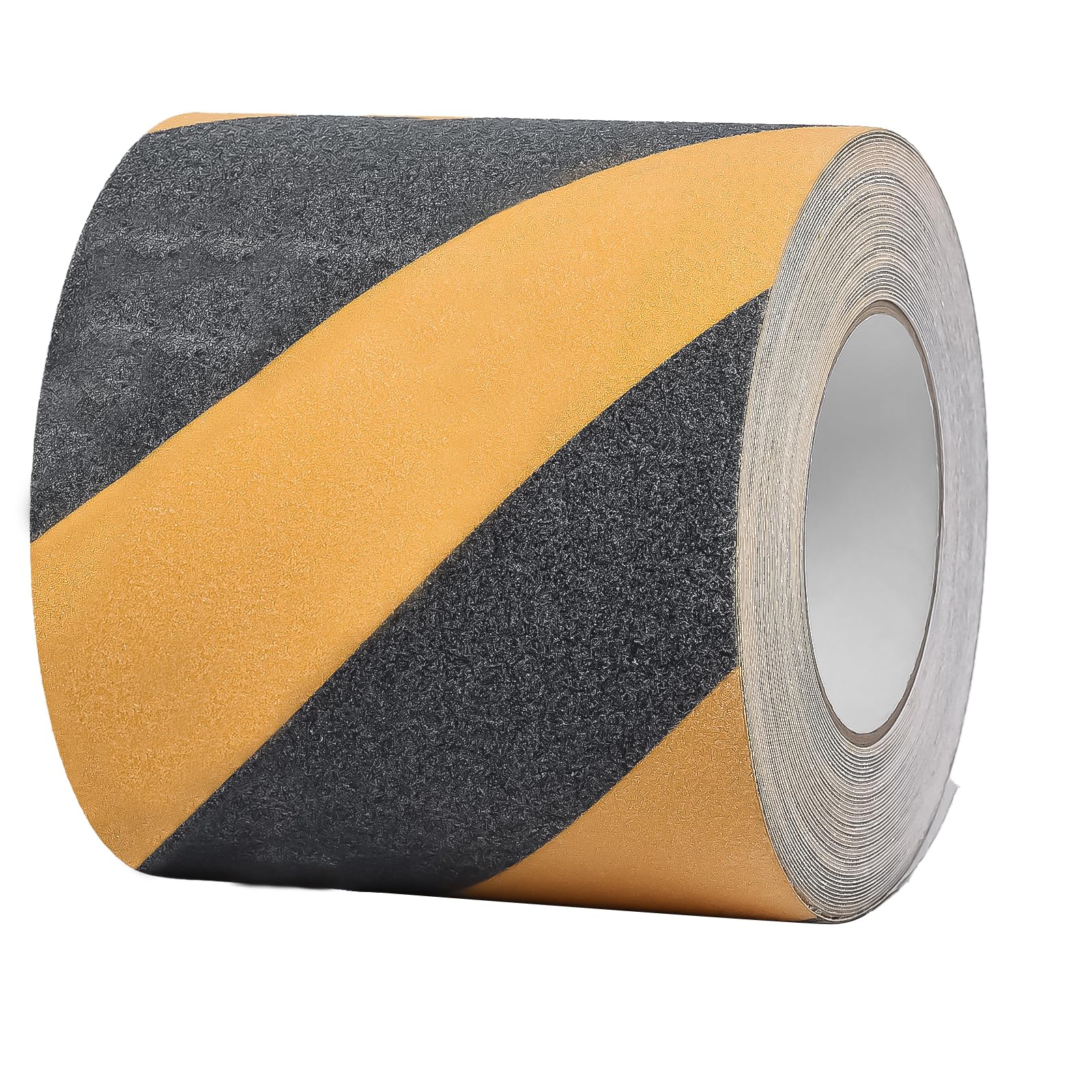 Nastro adesivo antiscivolo, 1 rotolo, striscia antiscivolo con autoadesiva, 15 cm x 10 m, nastro adesivo antiscivolo, forte sicurezza adesiva per pavimenti interni ed esterni, colore